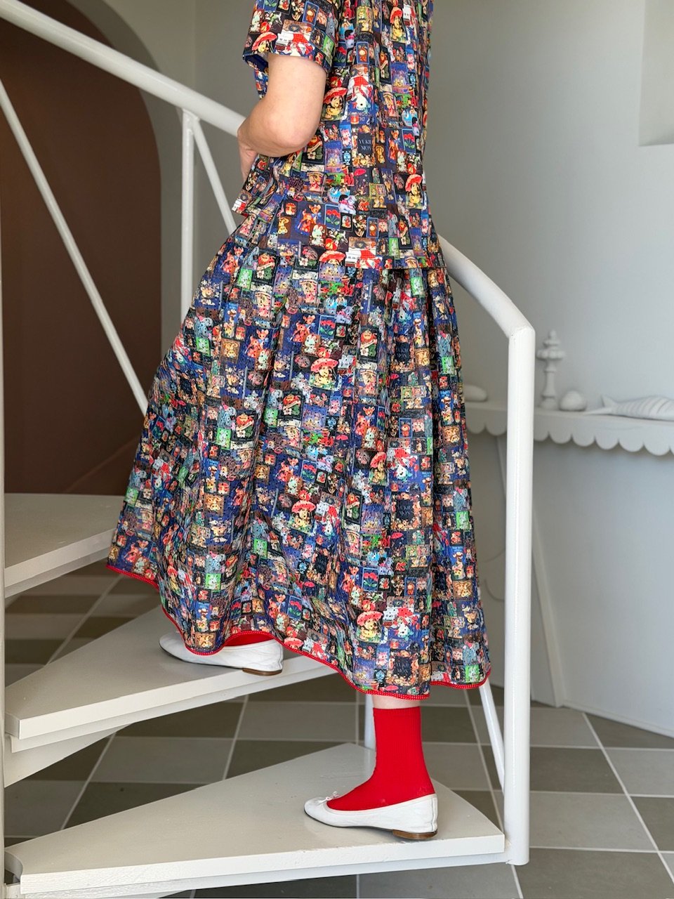 受注・3L】アンティークボードスカート | yukiemon