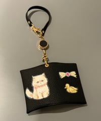 現物】蚤の市ぎゅうぎゅうお財布ショルダーBAG (ブラウン) | yukiemon