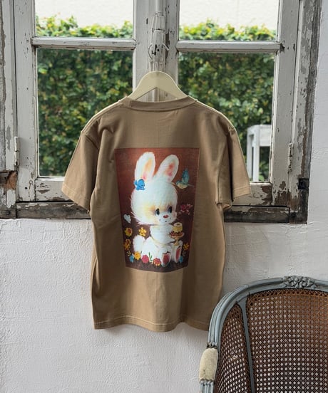 yukiemon ユキエモン　コラージュアートプレート　おいのりうさちゃん　新品 yukiemon