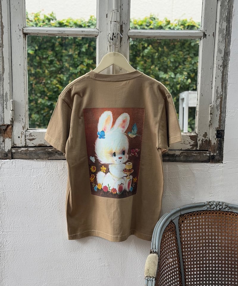 受注・M/3L/XL】ペタペタプレーンTシャツ ・ bunny | yukiemon
