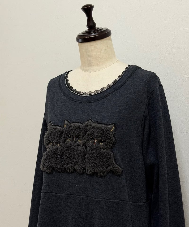 受注【M】kitty one-piece | yukiemon