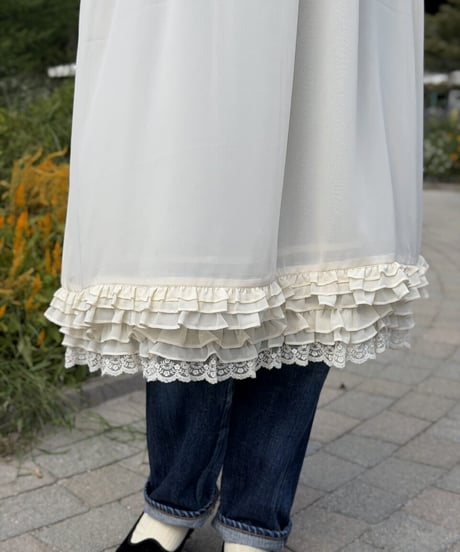 【現物・3L】リメイクデコレーションワンピース