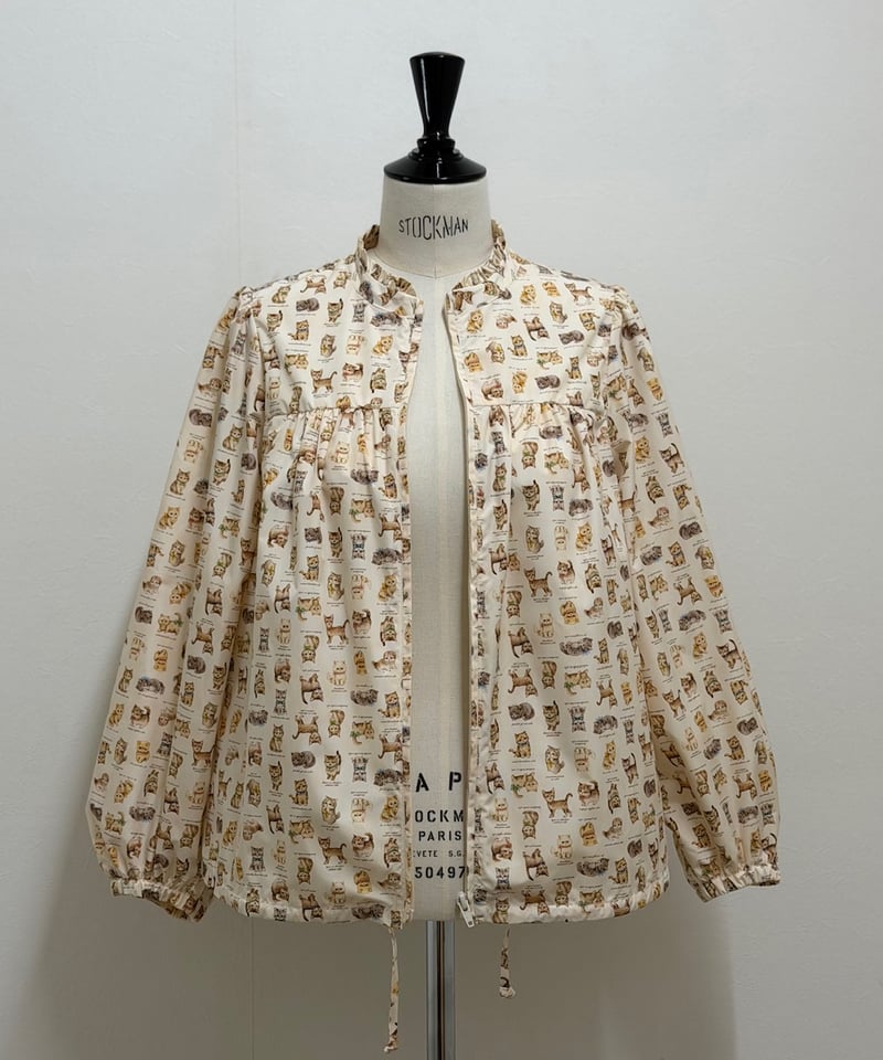 M・受注】こねこ図鑑レインブルゾン | yukiemon