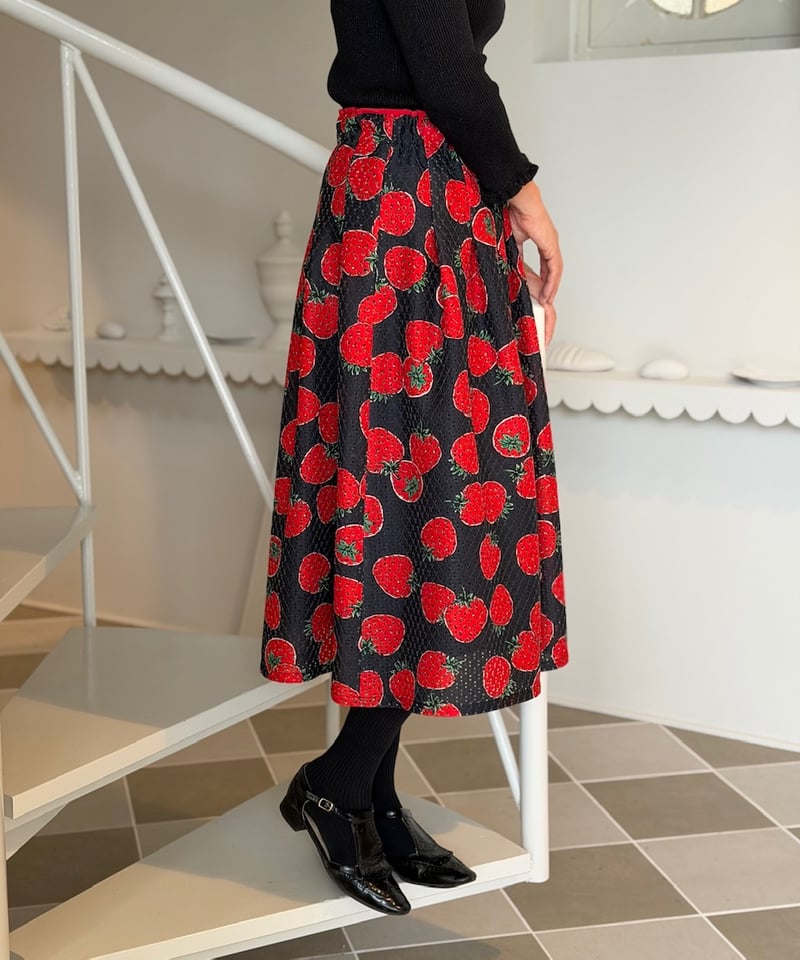 極美品】yukiemon 2025こねこ図柄丈長スカート (3L) オンライン 通販