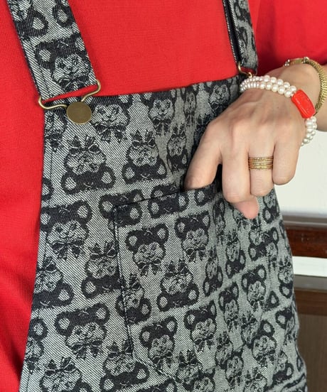 【数量限定受注・3L】teddyデニムサロペット