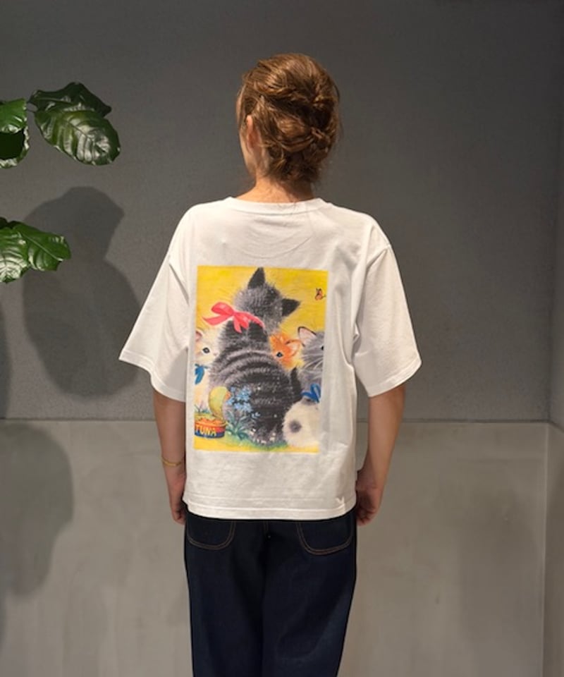 数量限定受注・M】ペタペタ短めビッグシルエットTシャツ | yukiemon
