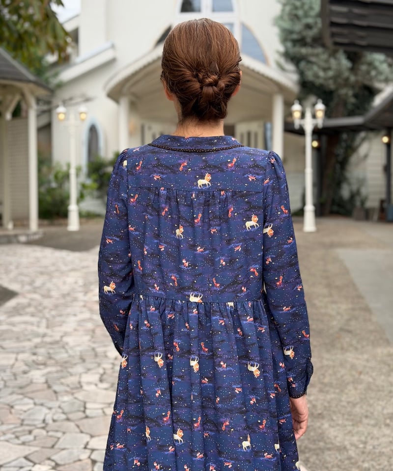 【新品】yukiemon テキスタイル サーカスワンピース 3L yukiemon | テキスタイルワンピース3Lサイズ【4615120】2024 – 福田屋