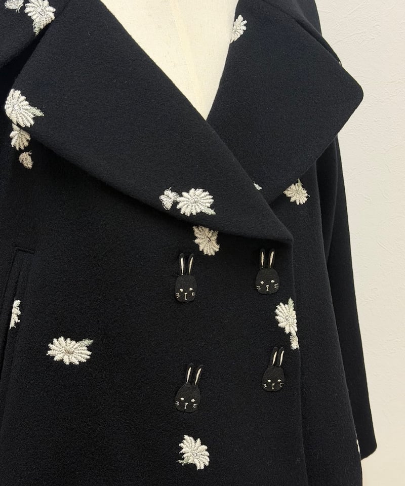 現物・M】マーガレットバニーショートコート(ウール生地) | yukiemon