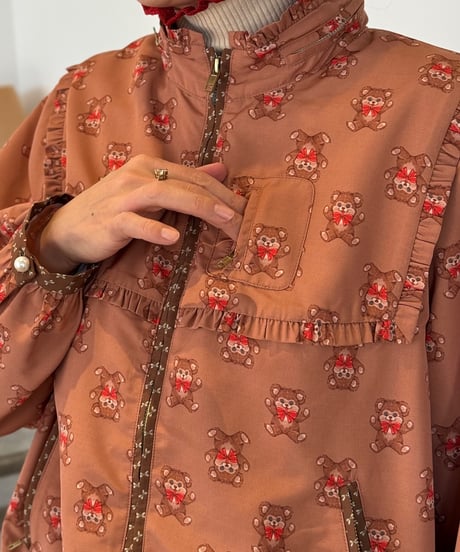 カンカン* 様専用 L字型ファスナーポーチ 刺繍 ユキエモン