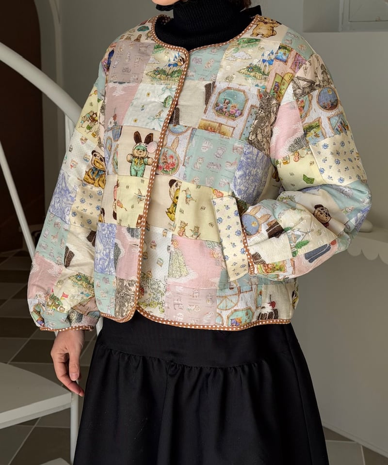 現物・3L】アーカイブテキスタイルブルゾン | yukiemon