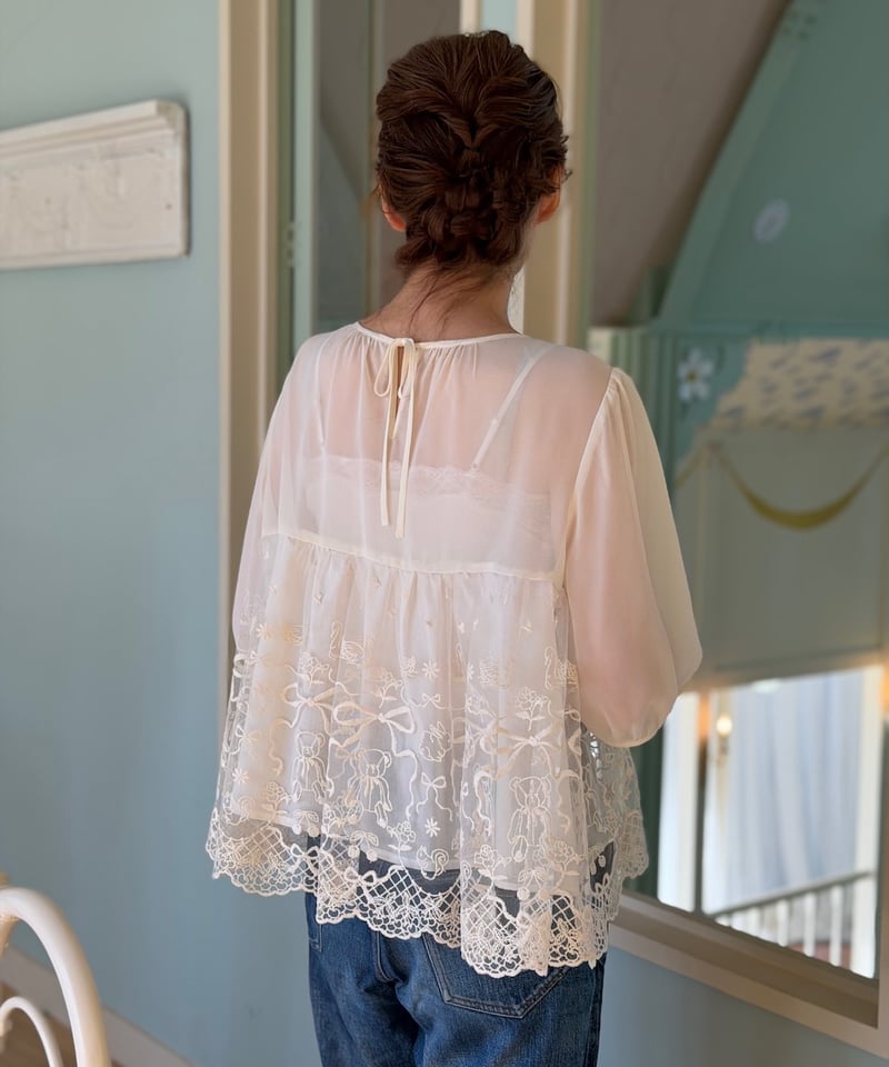 受注・3L】シュシュブラウス(2色展開) | yukiemon