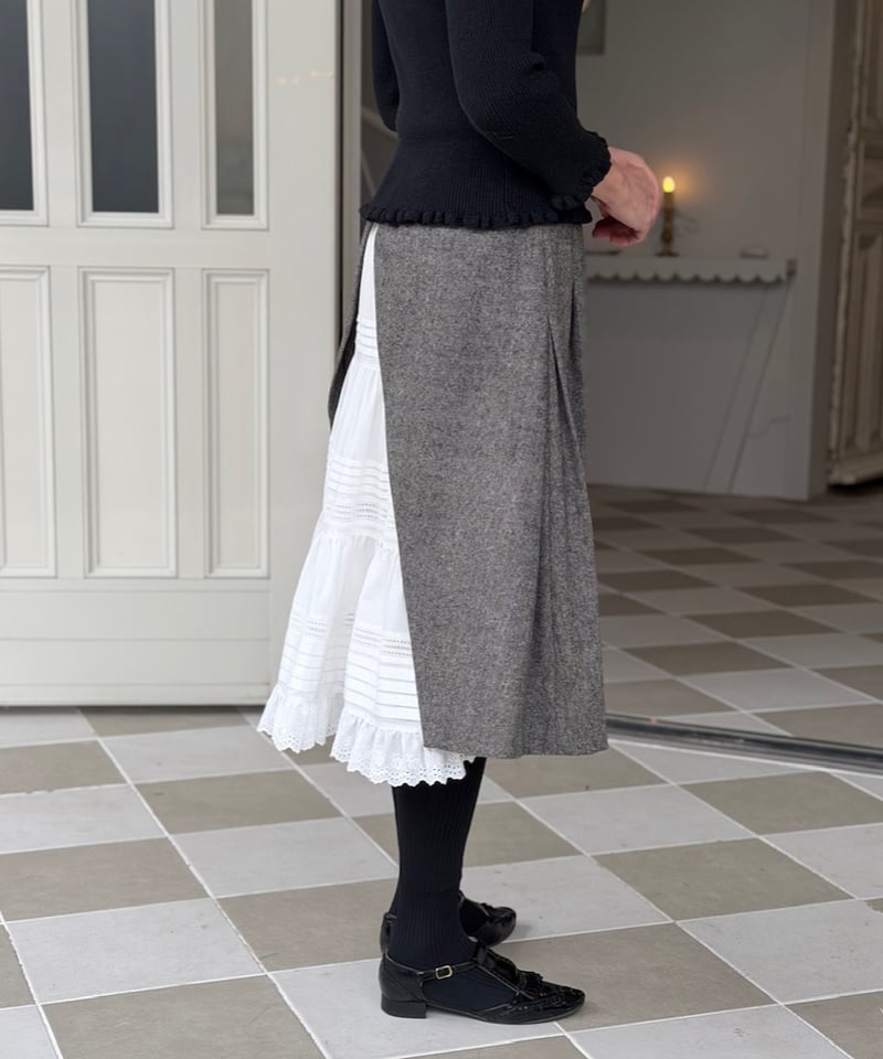 受注【3L】クレープスカート | yukiemon