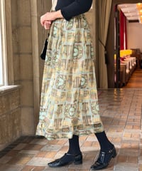 【現物・3L】ステンドグラススカート