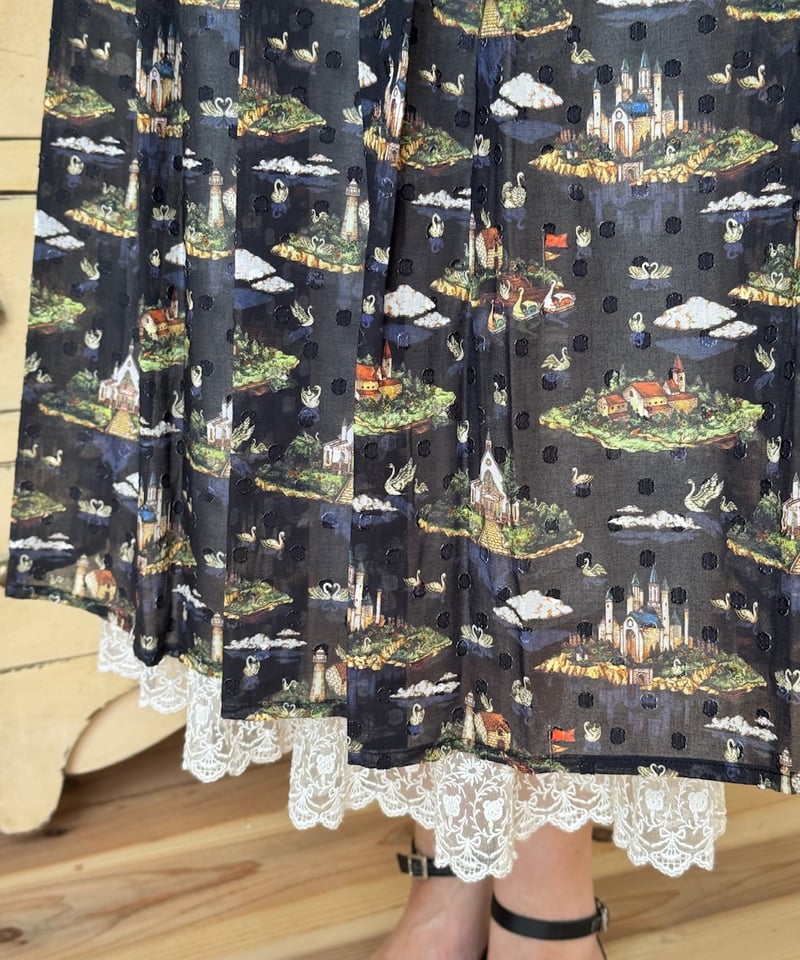 yukiemonフォーチュンワンピース3L yukiemon フォーチュン柄ワンピース Mサイズ yukiemon