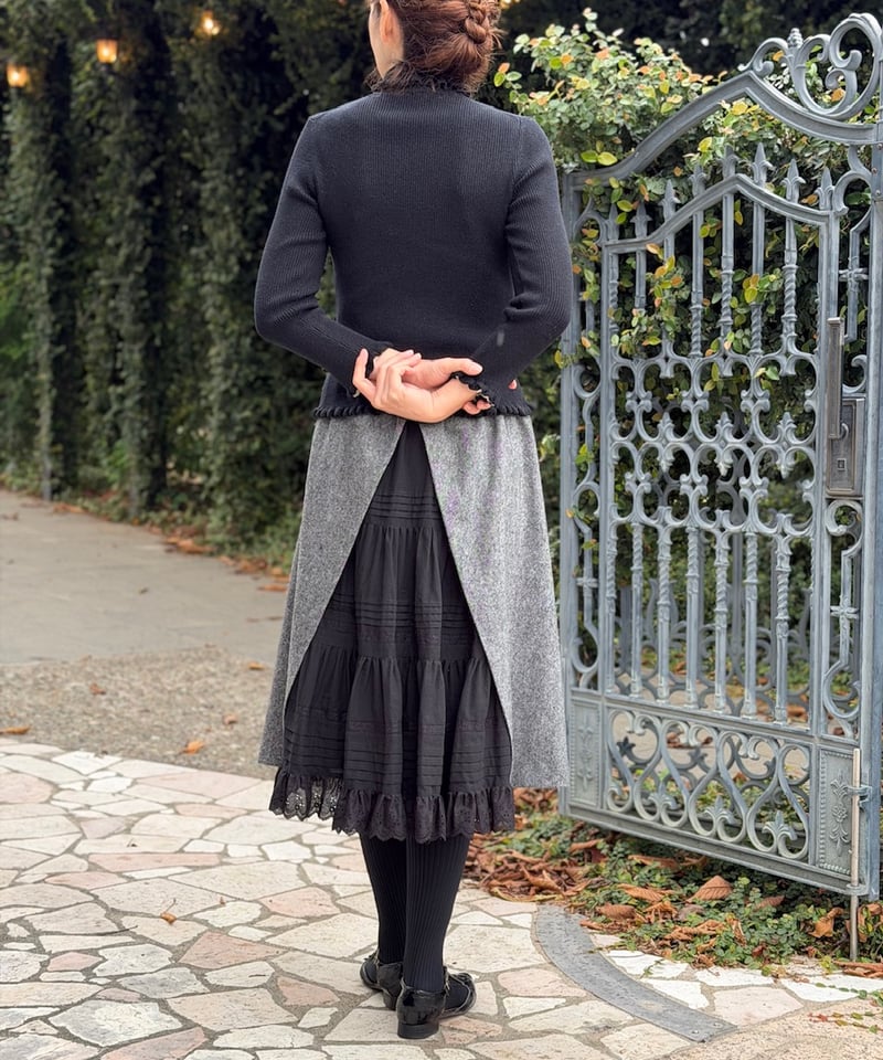 受注【3L】クレープスカート | yukiemon