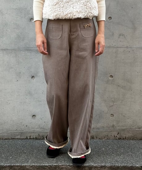【現物・M】リボンチャームデニムパンツ