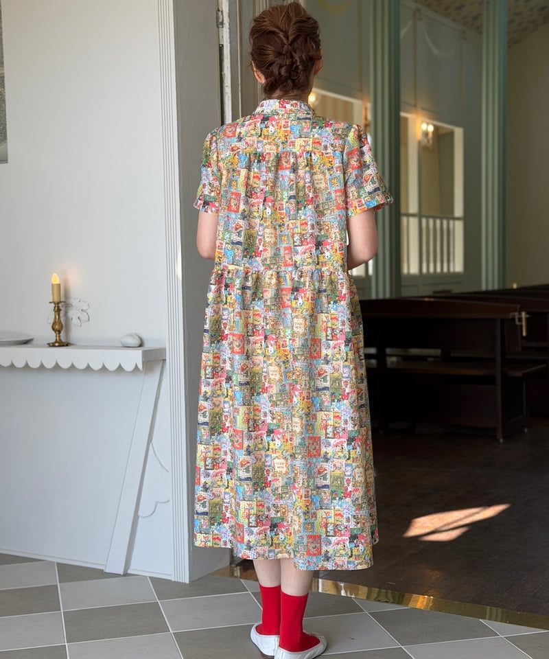 受注・3L】アンティークボードワンピース | yukiemon