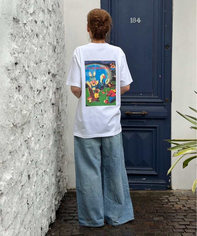 yukiemonペタペタ変形Ꭲシャッ 受注・M/3L/XL(メンズ)】ペタペタプレーンTシャツ ・ yukiemon | yuki