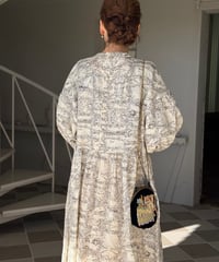 【現物・3L】スーちゃんジャーニーリネンワンピース・クリーム