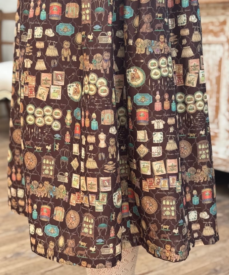 現物・3L】蚤の市スカート | yukiemon