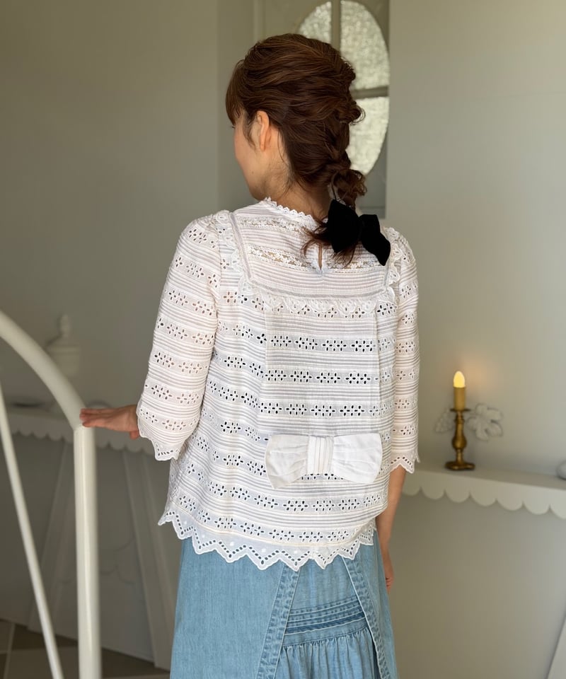 数量限定受注・M】ミルフィーユブラウス | yukiemon