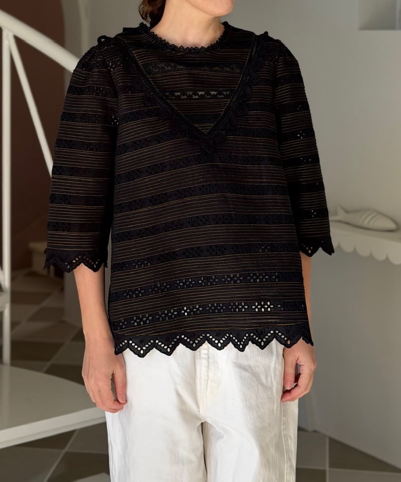 数量限定受注・3L】ミルフィーユブラウス | yukiemon