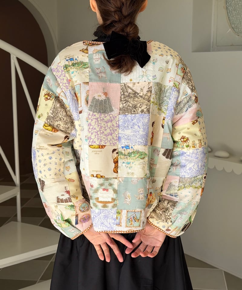 現物・3L】アーカイブテキスタイルブルゾン | yukiemon