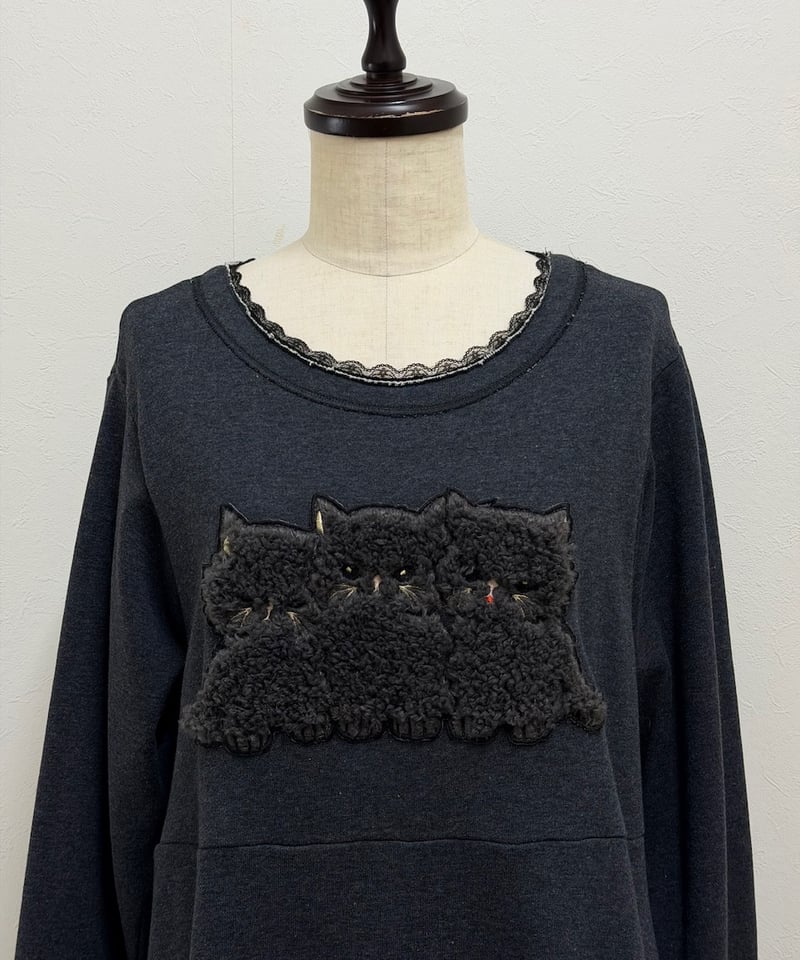 受注【3L】kitty one-piece | yukiemon