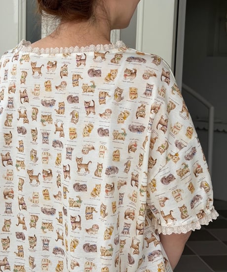 【現物・3L】テキスタイルシューTシャツ