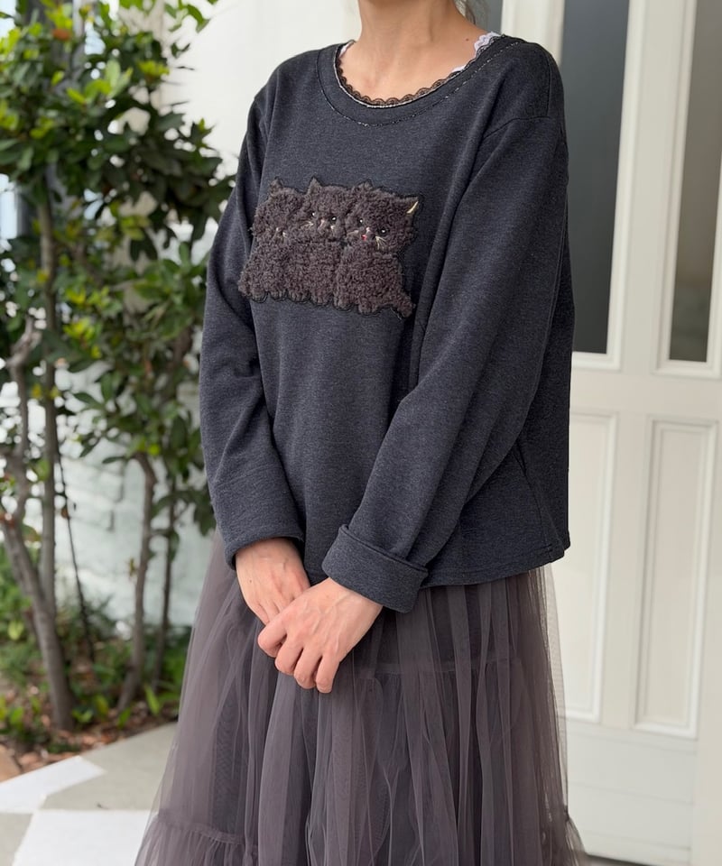 受注【3L】kitty プルオーバー | yukiemon 受注【3L】kitty プルオーバー | yukiemon