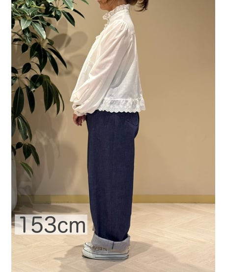 【現物・M】リボンチャームデニムパンツ