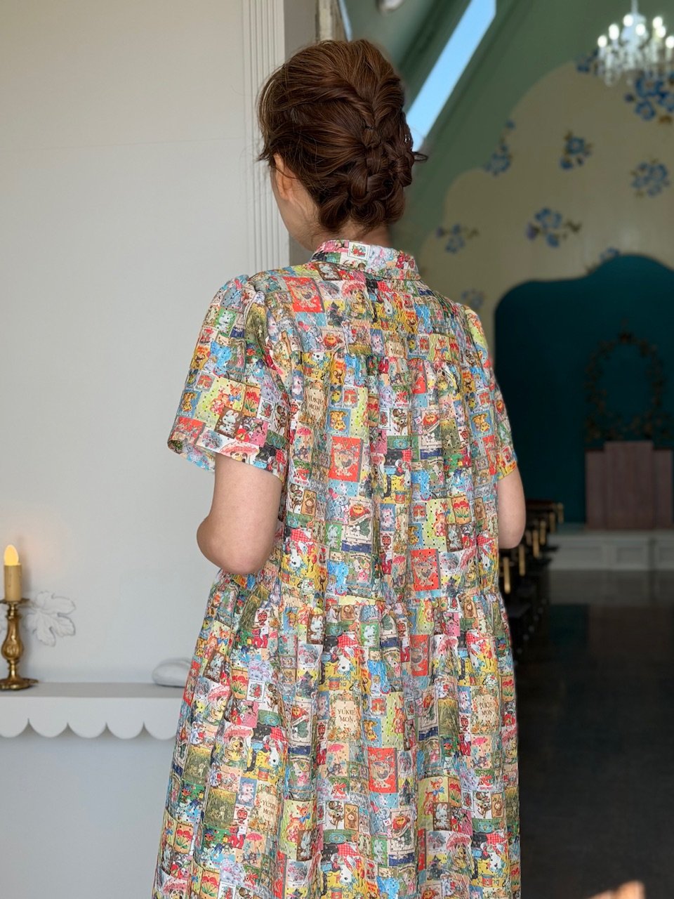 受注・3L】アンティークボードワンピース | yukiemon