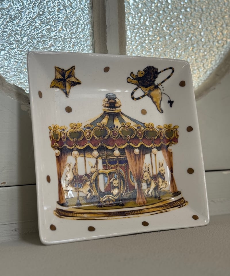 ぺたぺた陶器・スクエア皿A | yukiemon