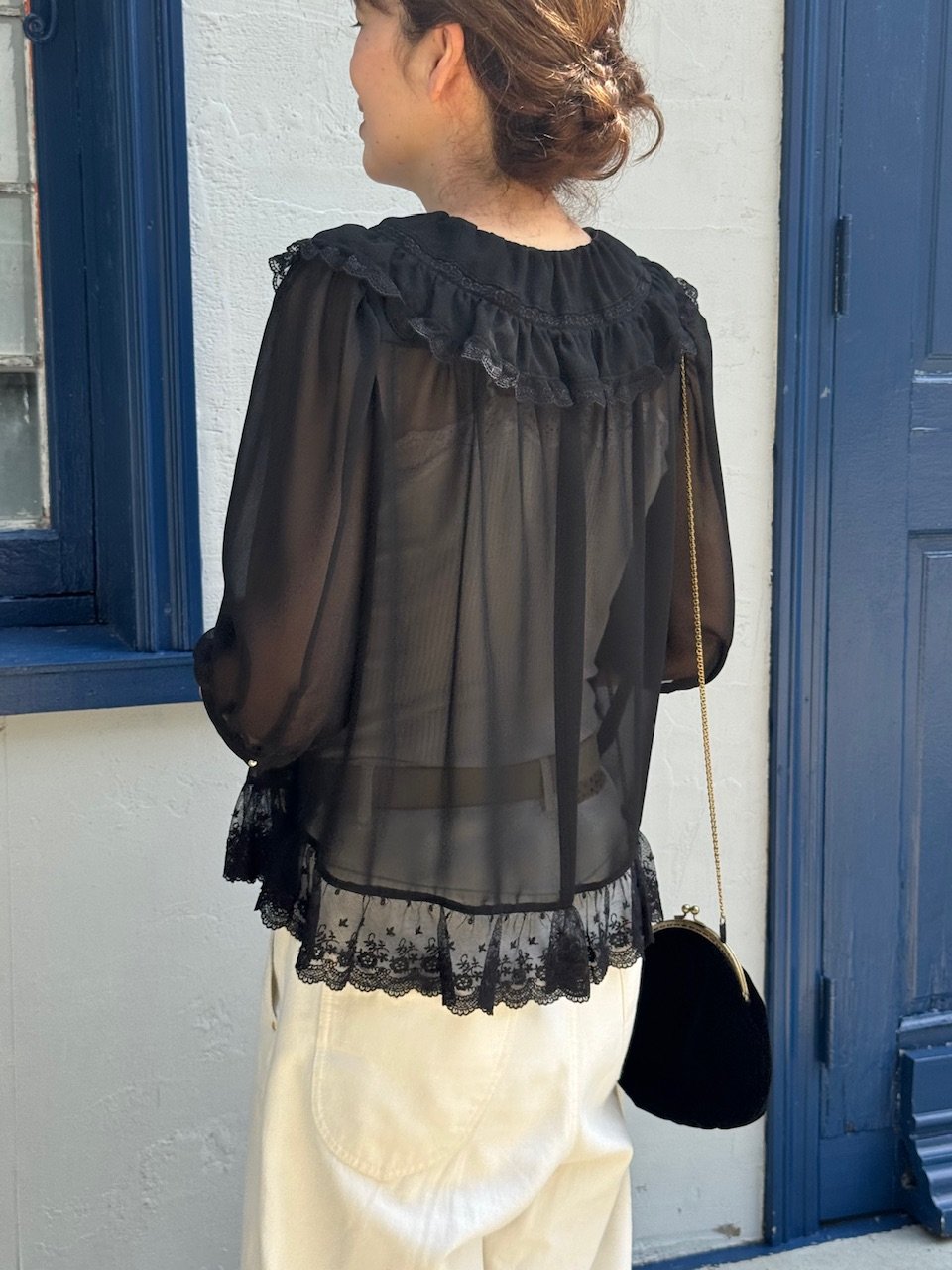 M】アリス6分袖ブラウス | yukiemon