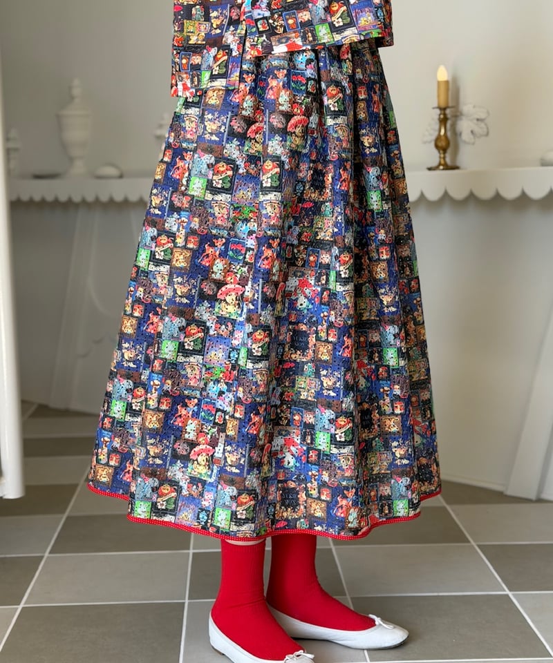 受注・3L】アンティークボードスカート | yukiemon