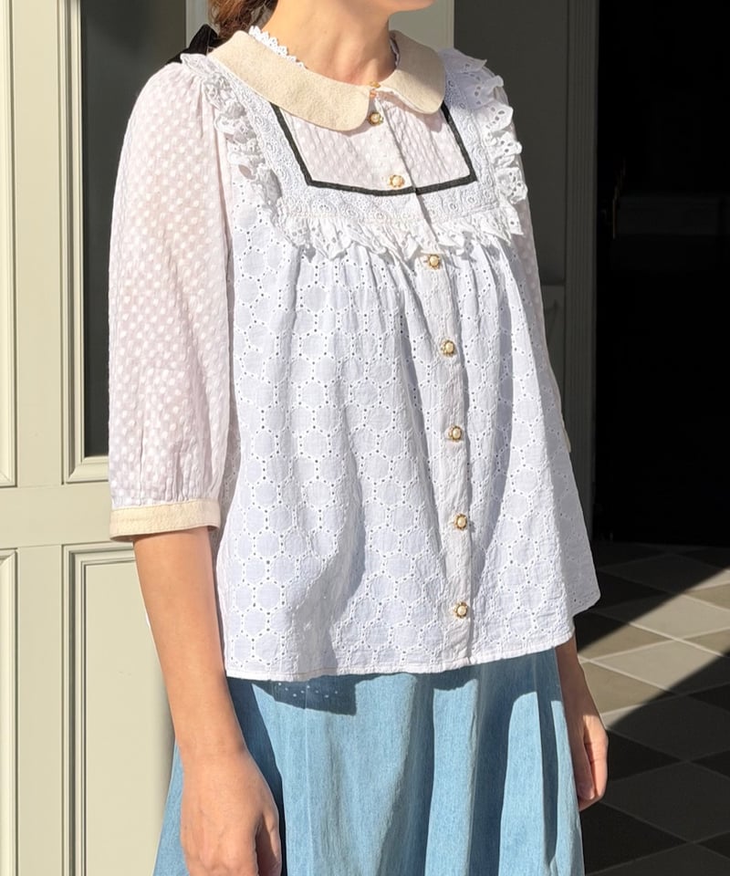 数量限定受注・M】honeyブラウス | yukiemon