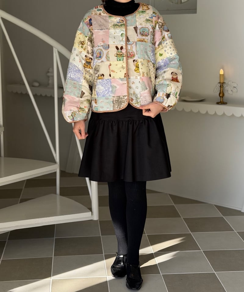 現物・3L】アーカイブテキスタイルブルゾン | yukiemon