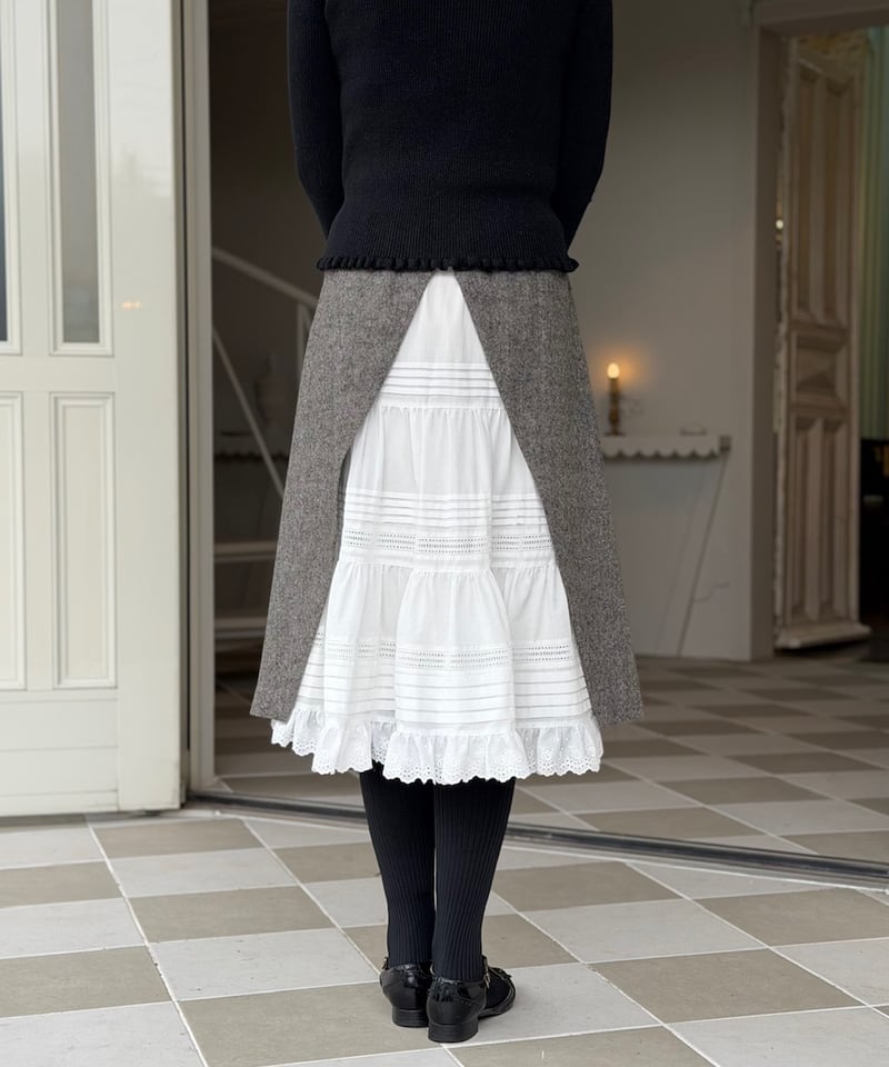 受注【3L】クレープスカート | yukiemon