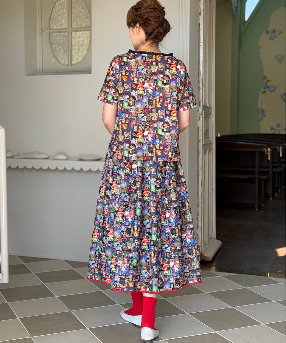 受注・3L】アンティークボードスカート | yukiemon