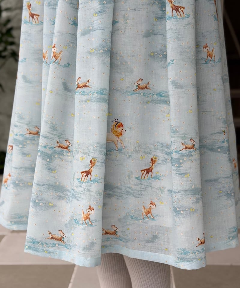 yukiemon テキスタイル丈長スカート　フェアリーテイル　M 受注【M】テキスタイル丈長スカート | yukiemon