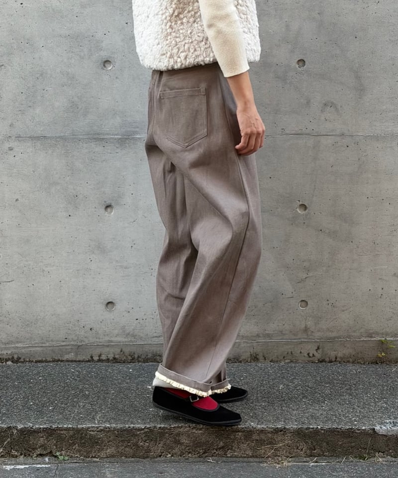 数量限定受注・M】リボンチャームデニムパンツ (新色あり) | yukiemon