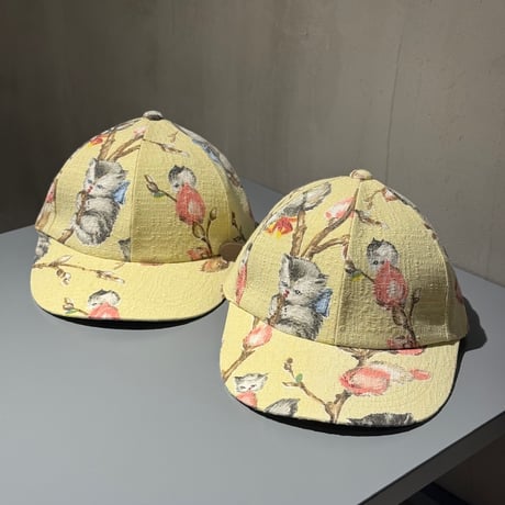 ユキエモン♡リボンボーダーキャップ セール】RUCCHE 編み込みポンポンワッチ（ニットキャップ
