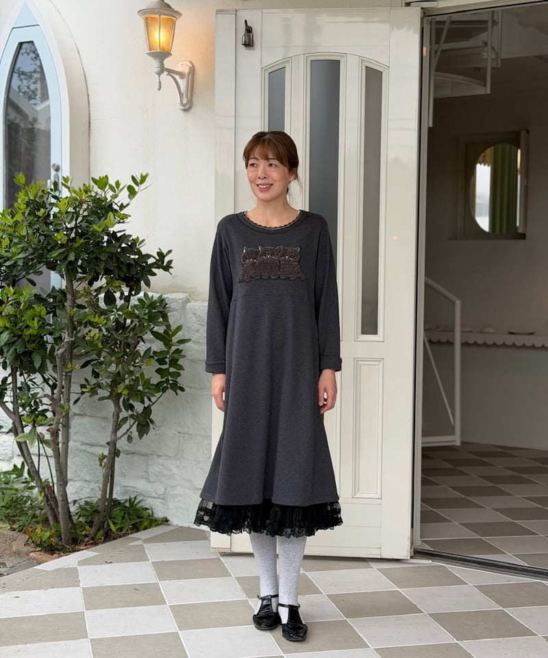 受注【3L】kitty one-piece | yukiemon