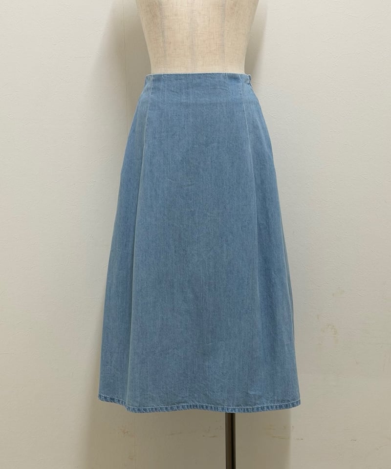 受注・3L】クレープデニムスカート | yukiemon