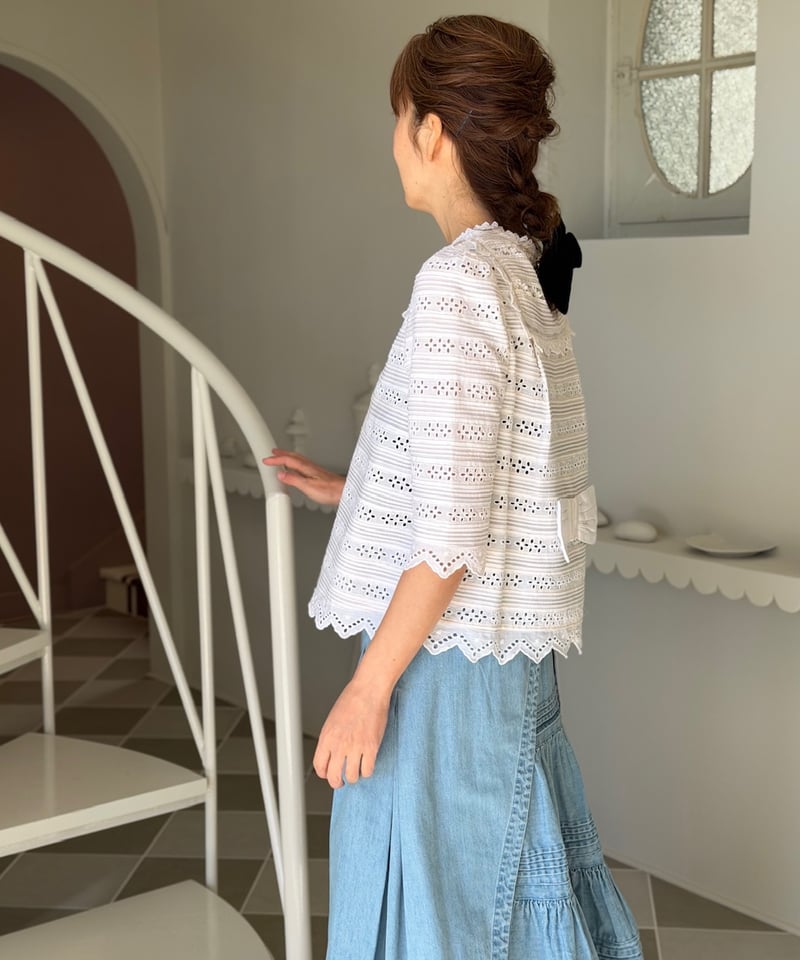 数量限定受注・3L】ミルフィーユブラウス | yukiemon