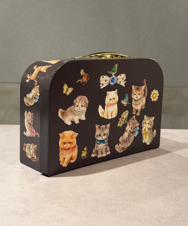 ヒグチユウコ ペーパー トランク ホルベイン 2014 猫 絵具 BOXのみ