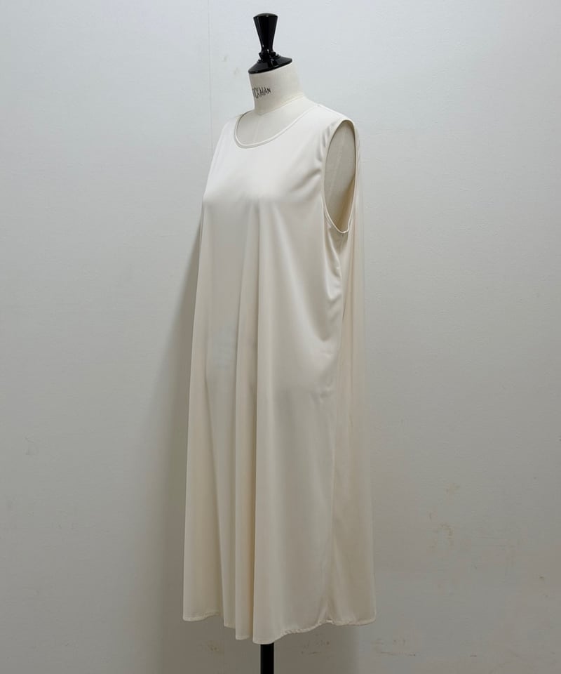 数量限定受注・3L】5分袖テキスタイルワンピース(ペチワンピース付き