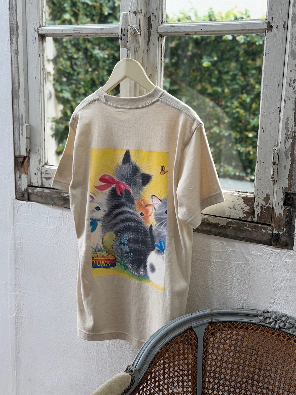 受注・M/3L/XL】ペタペタプレーンTシャツ ・ねこ | yukiemon