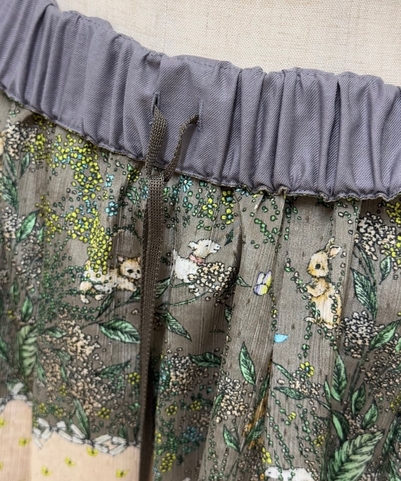 現物・3L】リボンボーダースカート | yukiemon