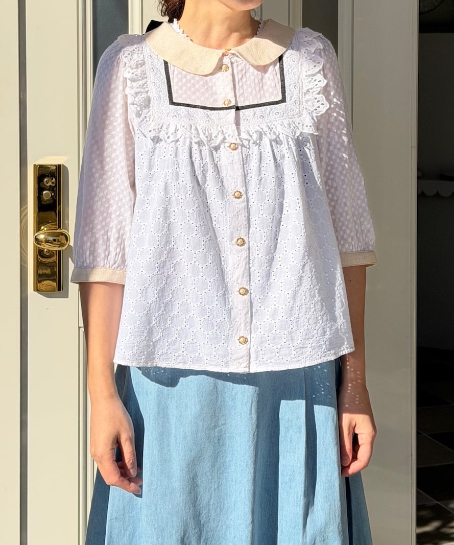 数量限定受注・3L】honeyブラウス | yukiemon